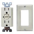 Genmax GFCI Receptacle, 15 A, Ivory TR15VST